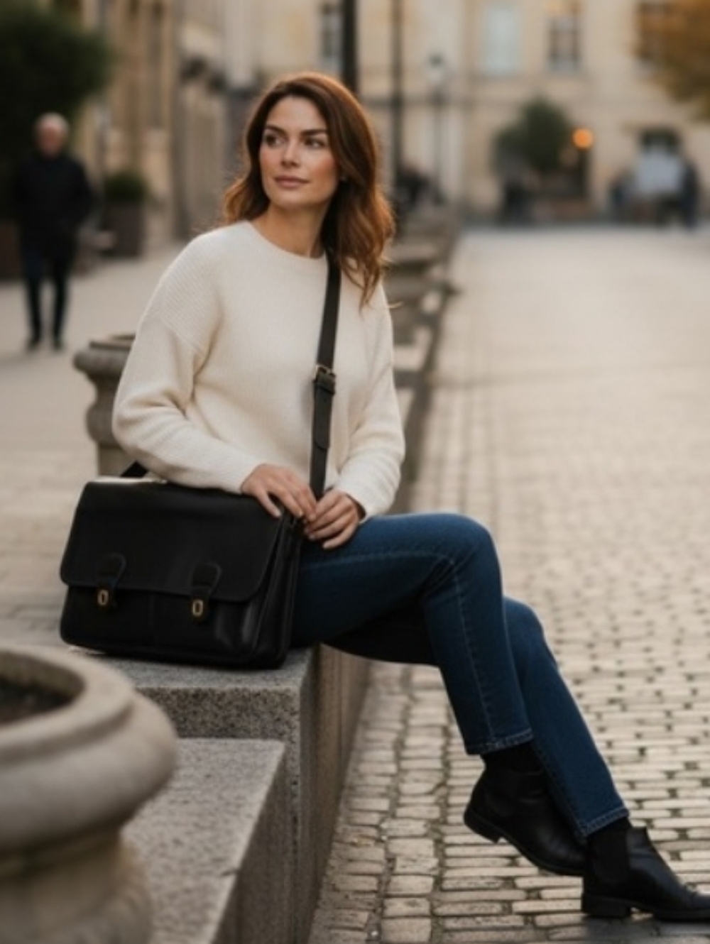Coach Leather Unisex Bag
